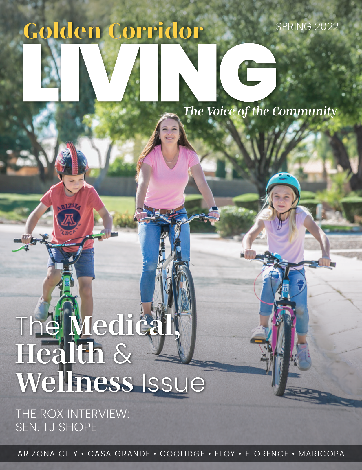 Golden Corrifor LIVING Magazine